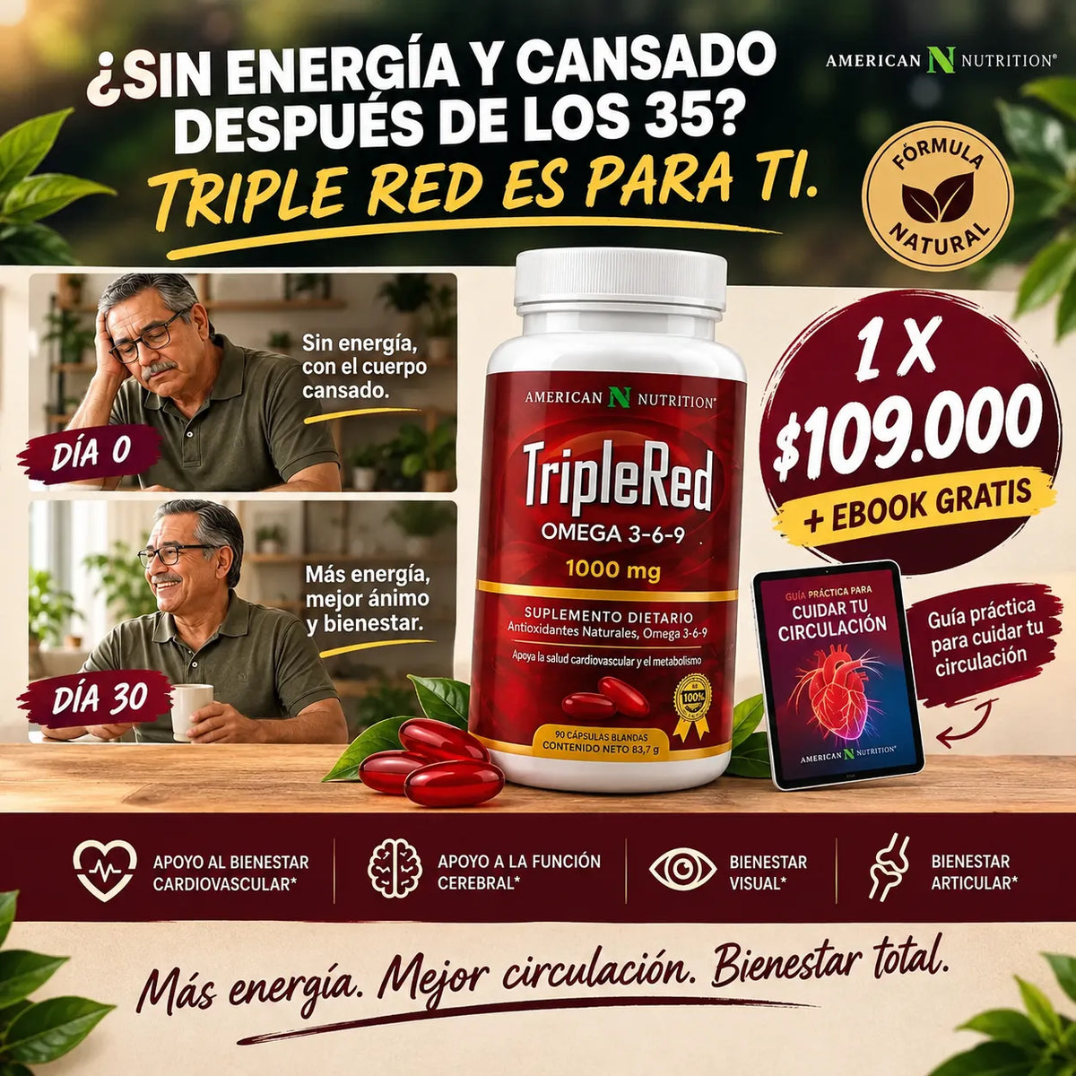 Triple red - Original Colombia